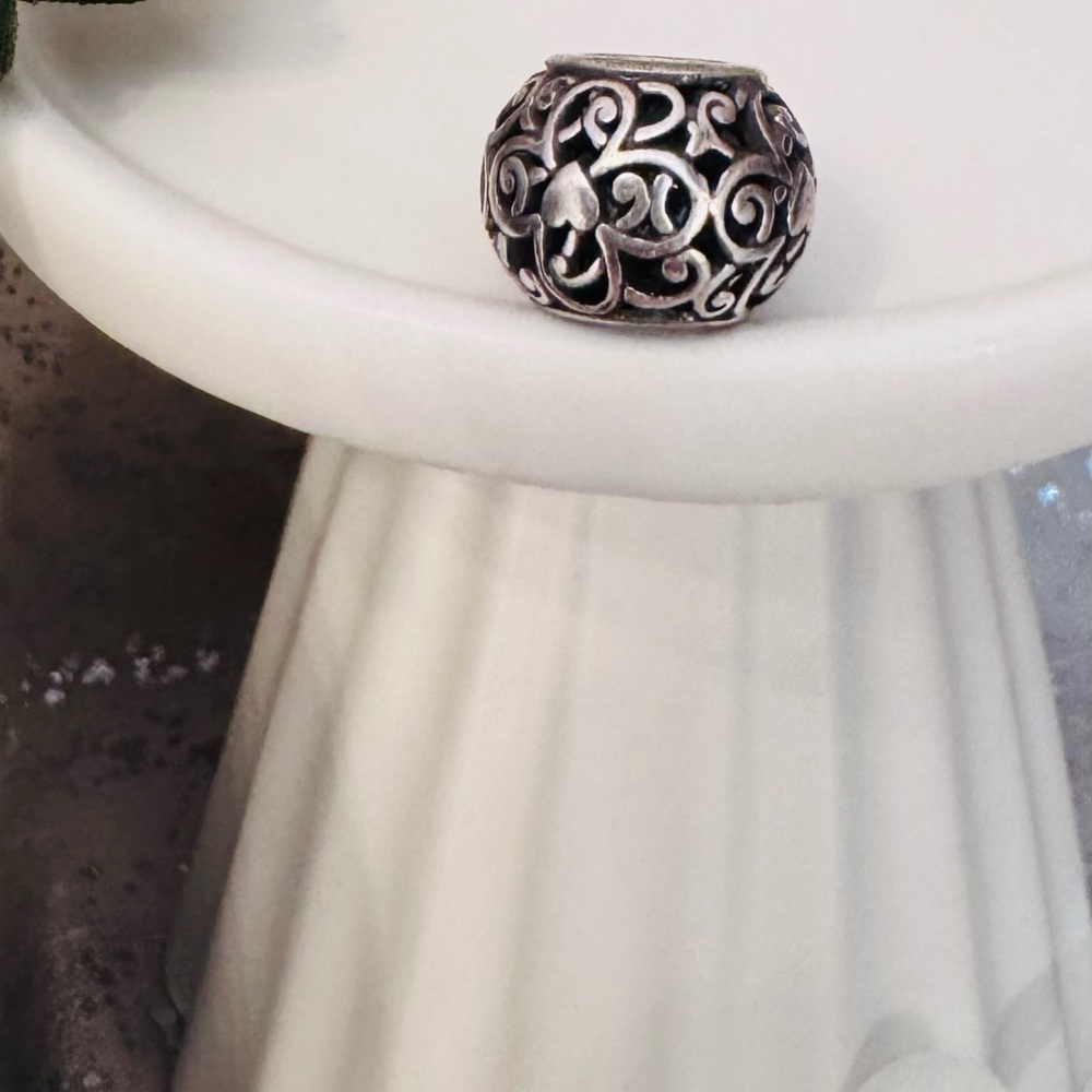 Brighton Cathedral Scrollwork Bead With Heart - image 3